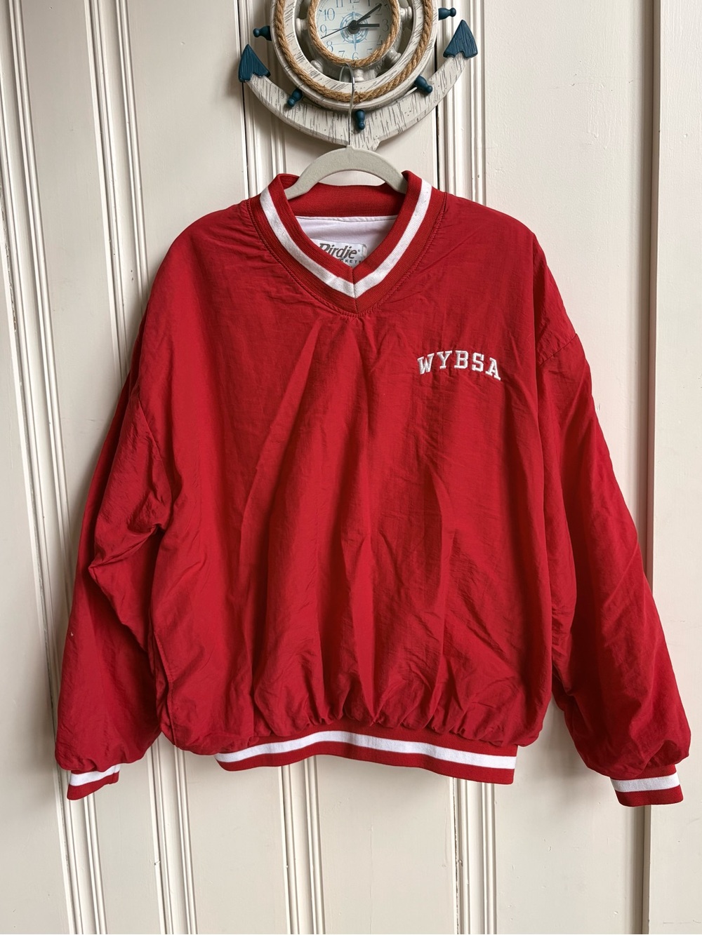 Birdie Red WYBSA Pullover Windbreaker Jacket